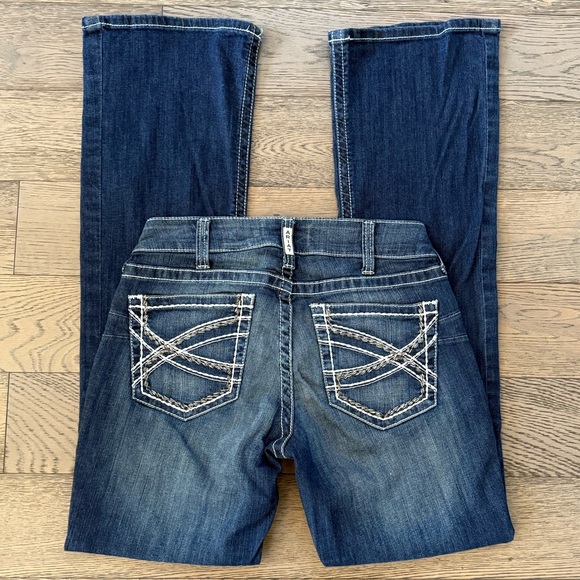 Ariat Real Denim Mid Rise Bootcut Jeans - Picture 1 of 11